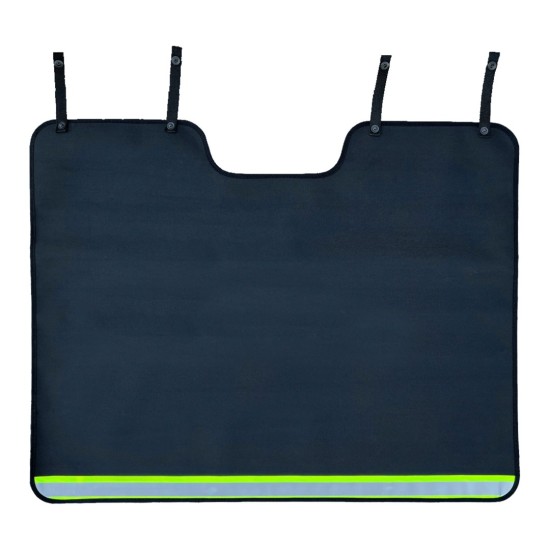 Cik - ΠΡΟΣΤΑΤΕΥΤΙΚΟ ΓΙΑ ΤΟΝ ΠΡΟΦΥΛΑΚΤΗΡΑ ΤΟΥ ΠΟΡΤ ΜΠΑΓΚΑΖ ΜΑΥΡΟ ΥΦΑΣΜΑ ΠΟΛΥΕΣΤΕΡΑ ΜΕ ΑΝΑΚΛΑΣΤΗΡΑ, ΑΥΤΟΚΟΛΛΗΤΑ VELCRO ΚΑΙ ΚΛΙΠ 90 x 70 cm – 1 ΤΕΜ. (RB.BPR.0001/CK)