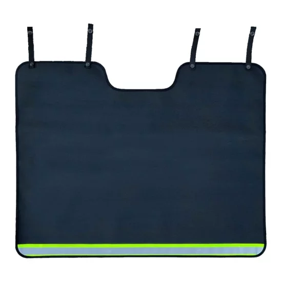 Cik - ΠΡΟΣΤΑΤΕΥΤΙΚΟ ΓΙΑ ΤΟΝ ΠΡΟΦΥΛΑΚΤΗΡΑ ΤΟΥ ΠΟΡΤ ΜΠΑΓΚΑΖ ΜΑΥΡΟ ΥΦΑΣΜΑ ΠΟΛΥΕΣΤΕΡΑ ΜΕ ΑΝΑΚΛΑΣΤΗΡΑ, ΑΥΤΟΚΟΛΛΗΤΑ VELCRO ΚΑΙ ΚΛΙΠ 90 x 70 cm – 1 ΤΕΜ. (RB.BPR.0001/CK)