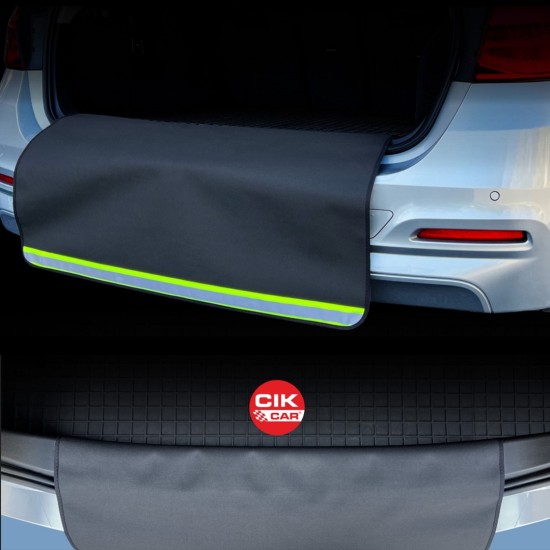 Cik - ΠΡΟΣΤΑΤΕΥΤΙΚΟ ΓΙΑ ΤΟΝ ΠΡΟΦΥΛΑΚΤΗΡΑ ΤΟΥ ΠΟΡΤ ΜΠΑΓΚΑΖ ΜΑΥΡΟ ΥΦΑΣΜΑ ΠΟΛΥΕΣΤΕΡΑ ΜΕ ΑΝΑΚΛΑΣΤΗΡΑ, ΑΥΤΟΚΟΛΛΗΤΑ VELCRO ΚΑΙ ΚΛΙΠ 90 x 70 cm – 1 ΤΕΜ. (RB.BPR.0001/CK)