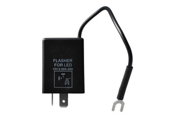 LED FLASHER (ΦΛΑΣΙΕΡΑ) 8 ΕΠΑΦΩΝ (L+-) 30x30x30mm  M-TECH - 1ΤΕΜ.