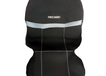 ΗΜΙΚΑΛΥΜΜΑΤΑ ΚΑΘΙΣΜΑΤΩΝ BUCKET RECARO ΜΑΥΡΟ/ΓΚΡΙ ΜΕ ΥΠΟΔΟΧΗ ΠΡΟΣΚΕΦΑΛΟΥ VELCRO & ΠΡΟΣΚΕΦΑΛΟ - 2 ΤΕΜ.