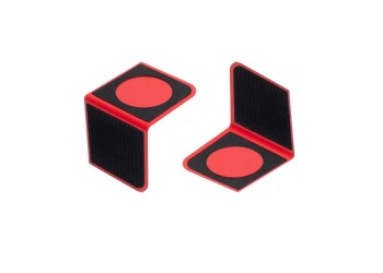 ΣΤΑΘΕΡΟΠΟΙΗΤΗΣ / ΔΙΑΧΩΡΙΣΤΙΚΟ STOPPER NOOK ΓΙΑ ΤΟ ΠΟΡΤ ΜΠΑΓΚΑΖ ΑΠΟ ΠΛΑΣΤΙΚΟ ΣΕ ΚΟΚΚΙΝΟ ΧΡΩΜΑ ΜΕ ΑΝΤΙΟΛΙΣΘΗΤΙΚΑ ΜΑΞΙΛΑΡΑΚΙΑ ΚΑΙ ΑΥΤΟΚΟΛΛΗΤΑ ΤΥΠΟΥ VELCRO RATI - 2 ΤΕΜ.