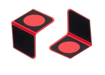 ΣΤΑΘΕΡΟΠΟΙΗΤΗΣ / ΔΙΑΧΩΡΙΣΤΙΚΟ STOPPER NOOK ΓΙΑ ΤΟ ΠΟΡΤ ΜΠΑΓΚΑΖ ΑΠΟ ΠΛΑΣΤΙΚΟ ΣΕ ΚΟΚΚΙΝΟ ΧΡΩΜΑ ΜΕ ΑΝΤΙΟΛΙΣΘΗΤΙΚΑ ΜΑΞΙΛΑΡΑΚΙΑ ΚΑΙ ΑΥΤΟΚΟΛΛΗΤΑ ΤΥΠΟΥ VELCRO RATI - 2 ΤΕΜ.