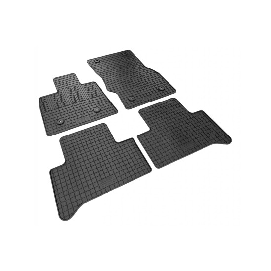 Cik - ΜΑΡΚΕ ΠΑΤΑΚΙΑ ΣΕ ΣΚΑΦΗ ΛΑΣΤΙΧΟ ΓΙΑ ALFA ROMEO STELVIO 2017+ ΣΕ ΜΑΥΡΟ ΧΡΩΜΑ ΜΕ ΚΟΥΜΠΩΜΑΤΑ - 4 ΤΕΜ. (RM.AL.0003/CK)