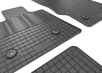 Cik - ΜΑΡΚΕ ΠΑΤΑΚΙΑ ΣΕ ΣΚΑΦΗ ΛΑΣΤΙΧΟ ΓΙΑ ALFA ROMEO STELVIO 2017+ ΣΕ ΜΑΥΡΟ ΧΡΩΜΑ ΜΕ ΚΟΥΜΠΩΜΑΤΑ - 4 ΤΕΜ. (RM.AL.0003/CK)