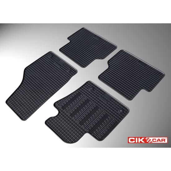 Cik - ΜΑΡΚΕ ΠΑΤΑΚΙΑ ΣΕ ΣΚΑΦΗ ΛΑΣΤΙΧΟ ΓΙΑ AUDI Q3 2011-2018 ΣΕ ΜΑΥΡΟ ΧΡΩΜΑ ΜΕ ΚΟΥΜΠΩΜΑΤΑ - 4 ΤΕΜ. (RM.AU.0002/CK)