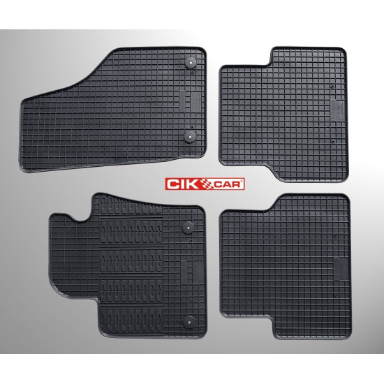 Cik - ΜΑΡΚΕ ΠΑΤΑΚΙΑ ΣΕ ΣΚΑΦΗ ΛΑΣΤΙΧΟ ΓΙΑ AUDI Q3 2011-2018 ΣΕ ΜΑΥΡΟ ΧΡΩΜΑ ΜΕ ΚΟΥΜΠΩΜΑΤΑ - 4 ΤΕΜ. (RM.AU.0002/CK)