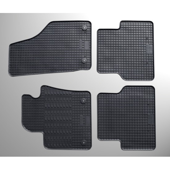 Cik - ΜΑΡΚΕ ΠΑΤΑΚΙΑ ΣΕ ΣΚΑΦΗ ΛΑΣΤΙΧΟ ΓΙΑ AUDI Q3 2011-2018 ΣΕ ΜΑΥΡΟ ΧΡΩΜΑ ΜΕ ΚΟΥΜΠΩΜΑΤΑ - 4 ΤΕΜ. (RM.AU.0002/CK)