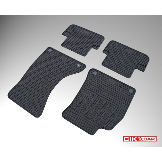 Cik - ΜΑΡΚΕ ΠΑΤΑΚΙΑ ΣΕ ΣΚΑΦΗ ΛΑΣΤΙΧΟ ΓΙΑ AUDI A4 2008-2012 / A5 2007-2015 / S5 2007-2015 ΣΕ ΜΑΥΡΟ ΧΡΩΜΑ ΜΕ ΚΟΥΜΠΩΜΑΤΑ - 4 ΤΕΜ. (RM.AU.0003/CK)