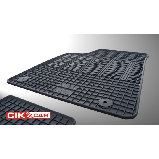 Cik - ΜΑΡΚΕ ΠΑΤΑΚΙΑ ΣΕ ΣΚΑΦΗ ΛΑΣΤΙΧΟ ΓΙΑ AUDI Q5 2008-2017 ΣΕ ΜΑΥΡΟ ΧΡΩΜΑ ΜΕ ΚΟΥΜΠΩΜΑΤΑ - 4 ΤΕΜ. (RM.AU.0005/CK)