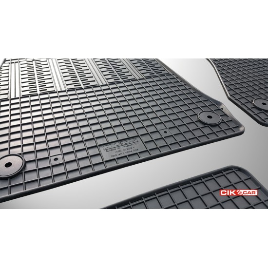 Cik - ΜΑΡΚΕ ΠΑΤΑΚΙΑ ΣΕ ΣΚΑΦΗ ΛΑΣΤΙΧΟ ΓΙΑ AUDI A4 B9 2015+ / A5 B9 2016+ ΣΕ ΜΑΥΡΟ ΧΡΩΜΑ ΜΕ ΚΟΥΜΠΩΜΑΤΑ - 4 ΤΕΜ. (RM.AU.0006/CK)