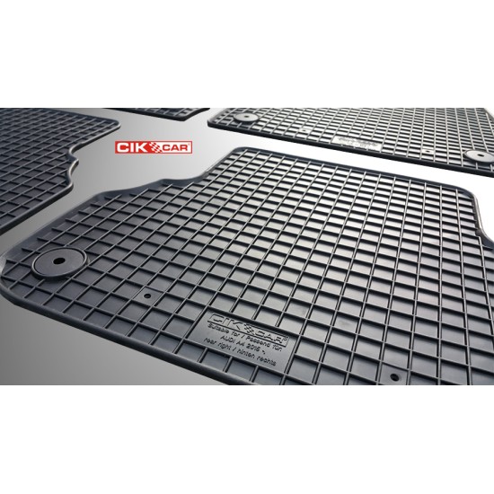 Cik - ΜΑΡΚΕ ΠΑΤΑΚΙΑ ΣΕ ΣΚΑΦΗ ΛΑΣΤΙΧΟ ΓΙΑ AUDI A4 B9 2015+ / A5 B9 2016+ ΣΕ ΜΑΥΡΟ ΧΡΩΜΑ ΜΕ ΚΟΥΜΠΩΜΑΤΑ - 4 ΤΕΜ. (RM.AU.0006/CK)