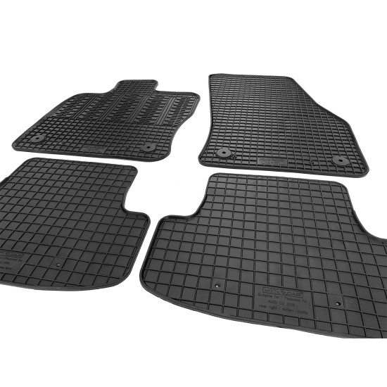 Cik - ΜΑΡΚΕ ΠΑΤΑΚΙΑ ΣΕ ΣΚΑΦΗ ΛΑΣΤΙΧΟ ΓΙΑ AUDI Q2 2017+ ΣΕ ΜΑΥΡΟ ΧΡΩΜΑ ΜΕ ΚΟΥΜΠΩΜΑΤΑ - 4 ΤΕΜ. (RM.AU.0007/CK)