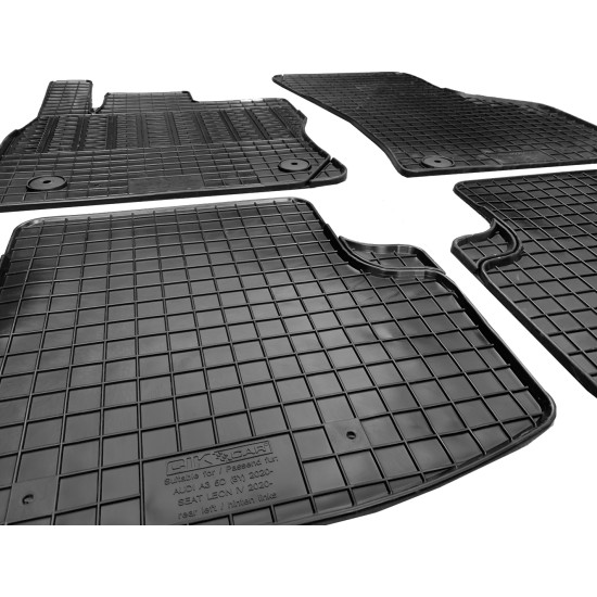 Cik - ΜΑΡΚΕ ΠΑΤΑΚΙΑ ΣΕ ΣΚΑΦΗ ΛΑΣΤΙΧΟ ΓΙΑ AUDI A3 8Y ETSI 4D / 5D 2020+ ΣΕ ΜΑΥΡΟ ΧΡΩΜΑ ΜΕ ΚΟΥΜΠΩΜΑΤΑ - 4 ΤΕΜ. (RM.AU.0014/CK)