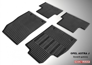 Cik - ΜΑΡΚΕ ΠΑΤΑΚΙΑ ΣΕ ΣΚΑΦΗ ΛΑΣΤΙΧΟ ΓΙΑ CHEVROLET CRUZE 2008-2016 / OPEL ASTRA J 2009-2016 ΣΕ ΜΑΥΡΟ ΧΡΩΜΑ ΜΕ ΚΟΥΜΠΩΜΑΤΑ - 4 ΤΕΜ. (RM.CH.0001/CK)