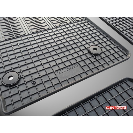 Cik - ΠΑΤΑΚΙΑ ΑΥΤΟΚΙΝΗΤΟΥ ΑΠΟ ΛΑΣΤΙΧΟ ΓΙΑ CITROEN C4 CACTUS 2014-10/2020 ΣΕ ΜΑΥΡΟ ΧΡΩΜΑ ΜΕ ΚΟΥΜΠΩΜΑΤΑ - 4 ΤΕΜ. (RM.CI.0003/CK)