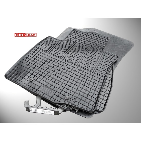 Cik - ΜΑΡΚΕ ΠΑΤΑΚΙΑ ΣΕ ΣΚΑΦΗ ΛΑΣΤΙΧΟ ΓΙΑ CITROEN C1 / PEUGEOT 107 / TOYOTA AYGO 2005-2014 ΣΕ ΜΑΥΡΟ ΧΡΩΜΑ ΧΩΡΙΣ ΚΟΥΜΠΩΜΑΤΑ - 4 ΤΕΜ. (RM.CI.0004/CK)