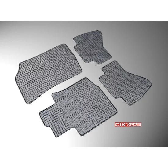 Cik - ΠΑΤΑΚΙΑ ΑΥΤΟΚΙΝΗΤΟΥ ΑΠΟ ΛΑΣΤΙΧΟ ΓΙΑ CITROEN C1 / PEUGEOT 107 / TOYOTA AYGO 2005-2014 ΣΕ ΜΑΥΡΟ ΧΡΩΜΑ ΧΩΡΙΣ ΚΟΥΜΠΩΜΑΤΑ - 4 ΤΕΜ. (RM.CI.0004/CK)