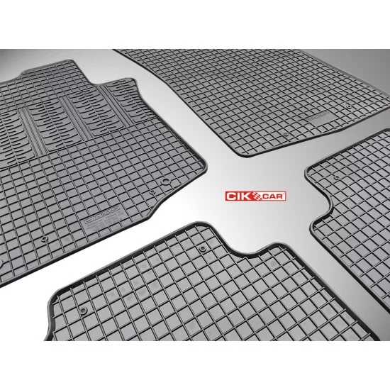 Cik - ΠΑΤΑΚΙΑ ΑΥΤΟΚΙΝΗΤΟΥ ΑΠΟ ΛΑΣΤΙΧΟ ΓΙΑ CITROEN C1 / PEUGEOT 107 / TOYOTA AYGO 2005-2014 ΣΕ ΜΑΥΡΟ ΧΡΩΜΑ ΧΩΡΙΣ ΚΟΥΜΠΩΜΑΤΑ - 4 ΤΕΜ. (RM.CI.0004/CK)