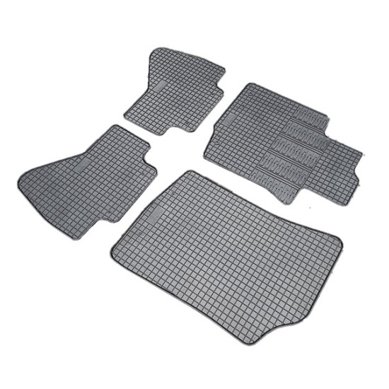 Cik - ΜΑΡΚΕ ΠΑΤΑΚΙΑ ΣΕ ΣΚΑΦΗ ΛΑΣΤΙΧΟ ΓΙΑ CITROEN C1 / PEUGEOT 107 / TOYOTA AYGO 2005-2014 ΣΕ ΜΑΥΡΟ ΧΡΩΜΑ ΧΩΡΙΣ ΚΟΥΜΠΩΜΑΤΑ - 4 ΤΕΜ. (RM.CI.0004/CK)