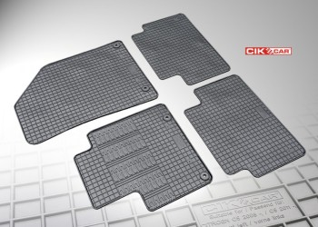 Cik - ΜΑΡΚΕ ΠΑΤΑΚΙΑ ΣΕ ΣΚΑΦΗ ΛΑΣΤΙΧΟ ΓΙΑ CITROEN C5 2008-2011 / C5 FACELIFT 2011-2017 ΣΕ ΜΑΥΡΟ ΧΡΩΜΑ ΜΕ ΚΟΥΜΠΩΜΑΤΑ - 4 ΤΕΜ. (RM.CI.0018/CK)