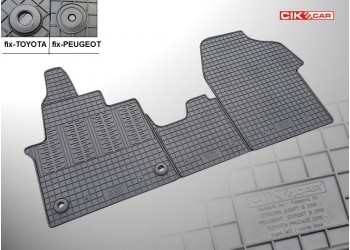 Cik - ΜΑΡΚΕ ΠΑΤΑΚΙΑ ΣΕ ΣΚΑΦΗ ΛΑΣΤΙΧΟ ΓΙΑ CITROEN JUMPY 2016+ / PEUGEOT EXPERT 2016+ / TOYOTA PROACE 2016+ (2Η ΣΕΙΡΑ ΚΑΘΙΣΜΑΤΩΝ) ΣΕ ΜΑΥΡΟ ΧΡΩΜΑ ΧΩΡΙΣ ΚΟΥΜΠΩΜΑΤΑ - 2 ΤΕΜ. (RM.CI.0020/CK)