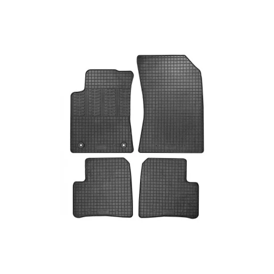 Cik - ΠΑΤΑΚΙΑ ΑΥΤΟΚΙΝΗΤΟΥ ΑΠΟ ΛΑΣΤΙΧΟ ΓΙΑ CITROEN C3 2016+ ΣΕ ΜΑΥΡΟ ΧΡΩΜΑ ΜΕ ΚΟΥΜΠΩΜΑΤΑ - 4 ΤΕΜ. (RM.CI.0022/CK)