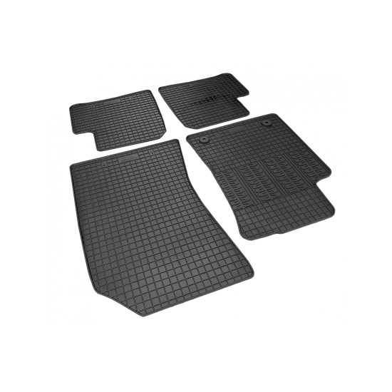 Cik - ΠΑΤΑΚΙΑ ΑΥΤΟΚΙΝΗΤΟΥ ΑΠΟ ΛΑΣΤΙΧΟ ΓΙΑ CITROEN C3 2016+ ΣΕ ΜΑΥΡΟ ΧΡΩΜΑ ΜΕ ΚΟΥΜΠΩΜΑΤΑ - 4 ΤΕΜ. (RM.CI.0022/CK)