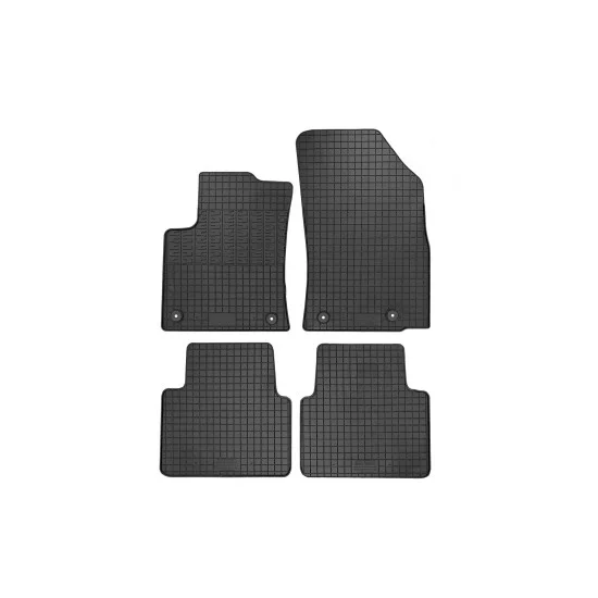 Cik - ΠΑΤΑΚΙΑ ΑΥΤΟΚΙΝΗΤΟΥ ΑΠΟ ΛΑΣΤΙΧΟ ΓΙΑ CITROEN C3 AIRCROSS 2017+ / OPEL CROSSLAND X 2017+ ΣΕ ΜΑΥΡΟ ΧΡΩΜΑ ΜΕ ΚΟΥΜΠΩΜΑΤΑ - 4 ΤΕΜ. (RM.CI.0023/CK)