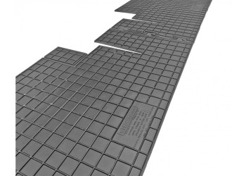 Cik - ΜΑΡΚΕ ΠΑΤΑΚΙΑ ΣΕ ΣΚΑΦΗ ΛΑΣΤΙΧΟ ΓΙΑ CITROEN BERLINGO 5ΘΕΣΙΟ 2018+ / OPEL COMBO E 5ΘΕΣΙΟ 2018+ / PEUGEOT RIFTER 5ΘΕΣΙΟ 2018+ ΣΕ ΜΑΥΡΟ ΧΡΩΜΑ ΜΕ ΣΤΡΟΓΓΥΛΑ ΚΟΥΜΠΩΜΑΤΑ - 4 ΤΕΜ. (RM.CI.0025/CK)