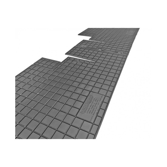 Cik - ΜΑΡΚΕ ΠΑΤΑΚΙΑ ΣΕ ΣΚΑΦΗ ΛΑΣΤΙΧΟ ΓΙΑ CITROEN BERLINGO 5ΘΕΣΙΟ 2018+ / OPEL COMBO E 5ΘΕΣΙΟ 2018+ / PEUGEOT RIFTER 5ΘΕΣΙΟ 2018+ ΣΕ ΜΑΥΡΟ ΧΡΩΜΑ ΜΕ ΣΤΡΟΓΓΥΛΑ ΚΟΥΜΠΩΜΑΤΑ - 4 ΤΕΜ. (RM.CI.0025/CK)