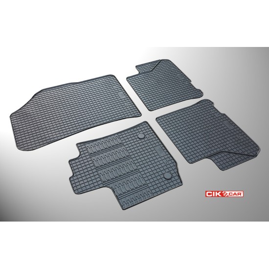 Cik - ΜΑΡΚΕ ΠΑΤΑΚΙΑ ΣΕ ΣΚΑΦΗ ΛΑΣΤΙΧΟ ΓΙΑ DACIA DOKKER 2012-2021 / DACIA LODGY 2012+ ΣΕ ΜΑΥΡΟ ΧΡΩΜΑ ΜΕ ΚΟΥΜΠΩΜΑΤΑ - 4 ΤΕΜ. (RM.DAC.0002/CK)