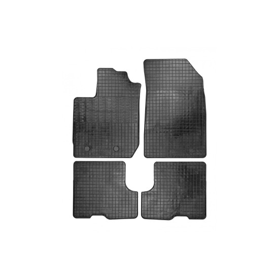 Cik - ΜΑΡΚΕ ΠΑΤΑΚΙΑ ΣΕ ΣΚΑΦΗ ΛΑΣΤΙΧΟ ΓΙΑ DACIA DUSTER 2018+ ΣΕ ΜΑΥΡΟ ΧΡΩΜΑ ΜΕ ΚΟΥΜΠΩΜΑΤΑ - 4 ΤΕΜ. (RM.DAC.0006/CK)