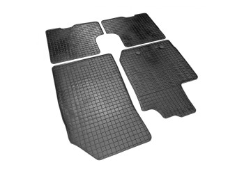 Cik - ΜΑΡΚΕ ΠΑΤΑΚΙΑ ΣΕ ΣΚΑΦΗ ΛΑΣΤΙΧΟ ΓΙΑ DACIA DUSTER 2018+ ΣΕ ΜΑΥΡΟ ΧΡΩΜΑ ΜΕ ΚΟΥΜΠΩΜΑΤΑ - 4 ΤΕΜ. (RM.DAC.0006/CK)