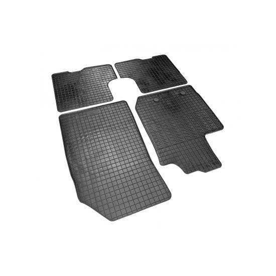 Cik - ΜΑΡΚΕ ΠΑΤΑΚΙΑ ΣΕ ΣΚΑΦΗ ΛΑΣΤΙΧΟ ΓΙΑ DACIA DUSTER 2018+ ΣΕ ΜΑΥΡΟ ΧΡΩΜΑ ΜΕ ΚΟΥΜΠΩΜΑΤΑ - 4 ΤΕΜ. (RM.DAC.0006/CK)