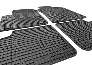 Cik - ΜΑΡΚΕ ΠΑΤΑΚΙΑ ΣΕ ΣΚΑΦΗ ΛΑΣΤΙΧΟ ΓΙΑ FIAT 500 2007-2016 ΣΕ ΜΑΥΡΟ ΧΡΩΜΑ ΜΕ ΚΟΥΜΠΩΜΑΤΑ - 4 ΤΕΜ. (RM.FI.0009/CK)