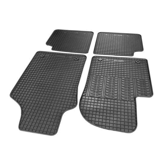 Cik - ΜΑΡΚΕ ΠΑΤΑΚΙΑ ΣΕ ΣΚΑΦΗ ΛΑΣΤΙΧΟ ΓΙΑ FIAT 500 2007-2016 ΣΕ ΜΑΥΡΟ ΧΡΩΜΑ ΜΕ ΚΟΥΜΠΩΜΑΤΑ - 4 ΤΕΜ. (RM.FI.0009/CK)