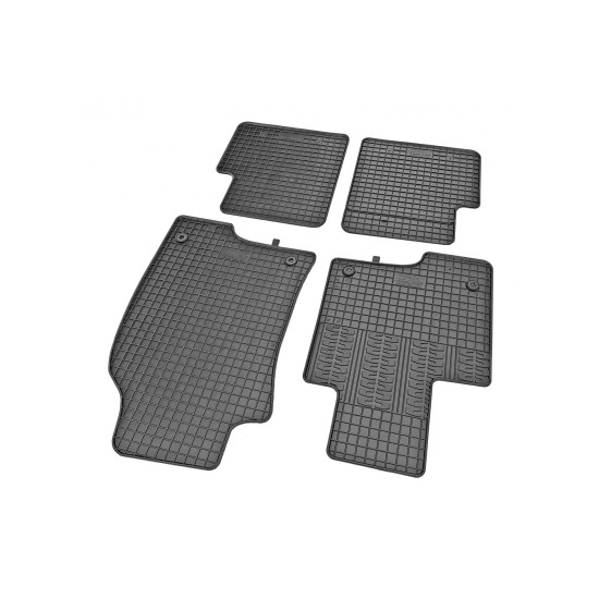 Cik - ΜΑΡΚΕ ΠΑΤΑΚΙΑ ΣΕ ΣΚΑΦΗ ΛΑΣΤΙΧΟ ΓΙΑ FIAT PANDA 2012-2020 / FIAT PANDA 4X4 2012-2020 ΣΕ ΜΑΥΡΟ ΧΡΩΜΑ ΜΕ ΚΟΥΜΠΩΜΑΤΑ - 4 ΤΕΜ. (RM.FI.0012/CK)