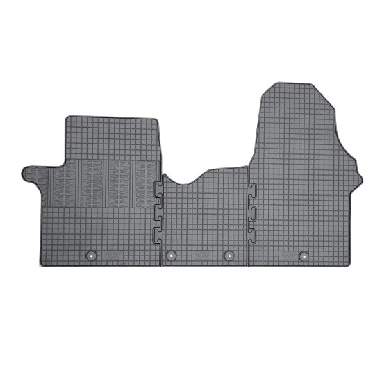 Cik - ΜΑΡΚΕ ΠΑΤΑΚΙΑ ΣΕ ΣΚΑΦΗ ΛΑΣΤΙΧΟ ΓΙΑ FIAT TALENTO 2ΘΕΣΙΟ 2016+ / OPEL VIVARO PERSONAL 2ΘΕΣΙΟ 2014+ ΣΕ ΜΑΥΡΟ ΧΡΩΜΑ ΜΕ ΚΟΥΜΠΩΜΑΤΑ - 4 ΤΕΜ. (RM.FI.0016/CK)