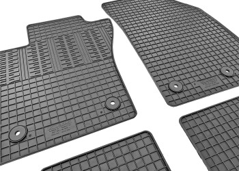 Cik - ΜΑΡΚΕ ΠΑΤΑΚΙΑ ΣΕ ΣΚΑΦΗ ΛΑΣΤΙΧΟ ΓΙΑ FIAT TIPO HTB 2016+ / TIPO SW COMBI 2016+ ΣΕ ΜΑΥΡΟ ΧΡΩΜΑ ΜΕ ΚΟΥΜΠΩΜΑΤΑ - 4 ΤΕΜ. (RM.FI.0017/CK)