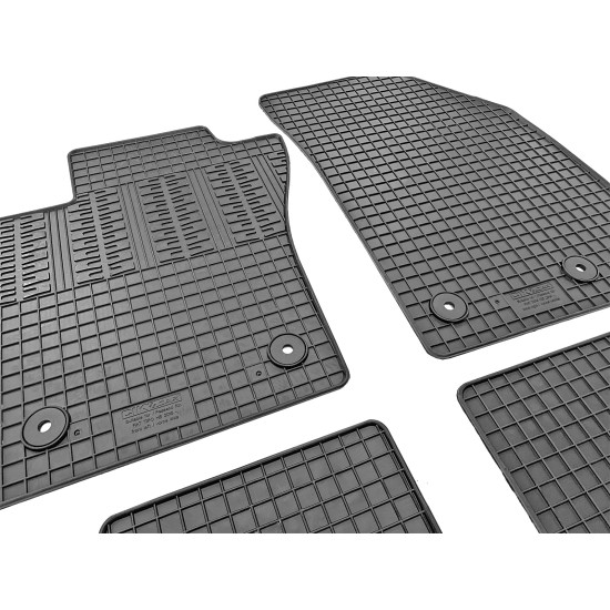 Cik - ΜΑΡΚΕ ΠΑΤΑΚΙΑ ΣΕ ΣΚΑΦΗ ΛΑΣΤΙΧΟ ΓΙΑ FIAT TIPO HTB 2016+ / TIPO SW COMBI 2016+ ΣΕ ΜΑΥΡΟ ΧΡΩΜΑ ΜΕ ΚΟΥΜΠΩΜΑΤΑ - 4 ΤΕΜ. (RM.FI.0017/CK)