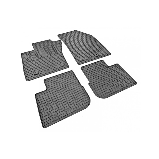 Cik - ΜΑΡΚΕ ΠΑΤΑΚΙΑ ΣΕ ΣΚΑΦΗ ΛΑΣΤΙΧΟ ΓΙΑ FIAT TIPO HTB 2016+ / TIPO SW COMBI 2016+ ΣΕ ΜΑΥΡΟ ΧΡΩΜΑ ΜΕ ΚΟΥΜΠΩΜΑΤΑ - 4 ΤΕΜ. (RM.FI.0017/CK)