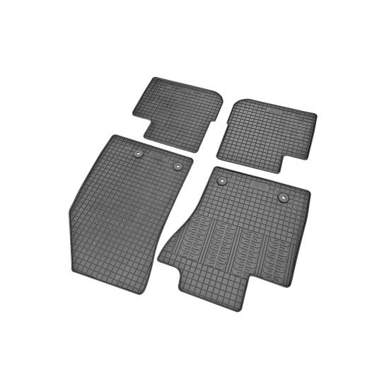 Cik - ΜΑΡΚΕ ΠΑΤΑΚΙΑ ΣΕ ΣΚΑΦΗ ΛΑΣΤΙΧΟ ΓΙΑ FIAT TIPO HTB 2016+ / TIPO SW COMBI 2016+ ΣΕ ΜΑΥΡΟ ΧΡΩΜΑ ΜΕ ΚΟΥΜΠΩΜΑΤΑ - 4 ΤΕΜ. (RM.FI.0017/CK)