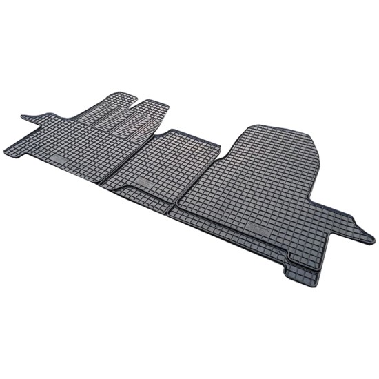 Cik - ΜΑΡΚΕ ΠΑΤΑΚΙΑ ΣΕ ΣΚΑΦΗ ΛΑΣΤΙΧΟ ΓΙΑ FORD TRANSIT 2/3ΘΕΣΙΟ 2014+ / TOURNEO CUSTOM 2/3ΘΕΣΙΟ 2012+ (1Η ΣΕΙΡΑ ΚΑΘΙΣΜΑΤΩΝ) ΣΕ ΜΑΥΡΟ ΧΡΩΜΑ ΧΩΡΙΣ ΚΟΥΜΠΩΜΑΤΑ - 3 ΤΕΜ. (RM.FO.0001/CK)