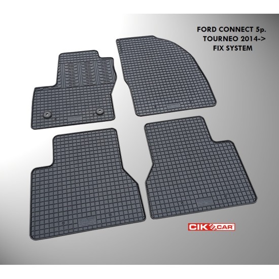 Cik - FORD TRANSIT CONNECT TOURNEO 2014+ ΠΑΤ.ΜΑΡΚ.ΛΑΣΤΙΧΟ 5 ΘΕΣΕΩΝ (ΜΕ ΚΟΥΜΠΩΜΑΤΑ) - 4 ΤΕΜ. (RM.FO.0006/CK)