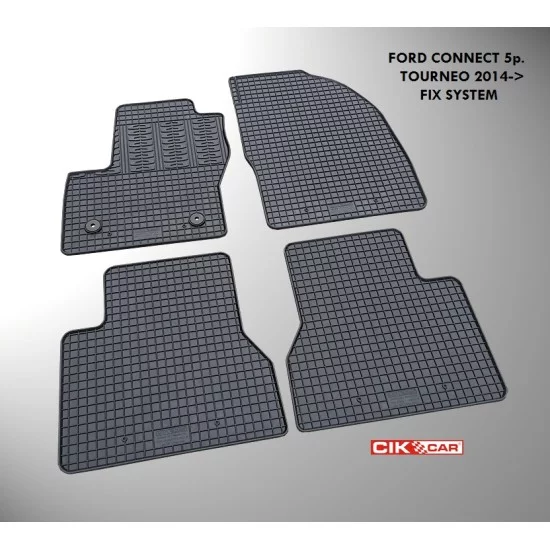 Cik - FORD TRANSIT CONNECT TOURNEO 2014+ ΠΑΤ.ΜΑΡΚ.ΛΑΣΤΙΧΟ 5 ΘΕΣΕΩΝ (ΜΕ ΚΟΥΜΠΩΜΑΤΑ) - 4 ΤΕΜ. (RM.FO.0006/CK)