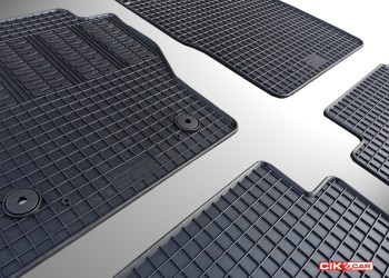 Cik - ΜΑΡΚΕ ΠΑΤΑΚΙΑ ΣΕ ΣΚΑΦΗ ΛΑΣΤΙΧΟ ΓΙΑ FORD KUGA 2013-2015 ΣΕ ΜΑΥΡΟ ΧΡΩΜΑ ΜΕ ΚΟΥΜΠΩΜΑΤΑ - 4 ΤΕΜ. (RM.FO.0009/CK)