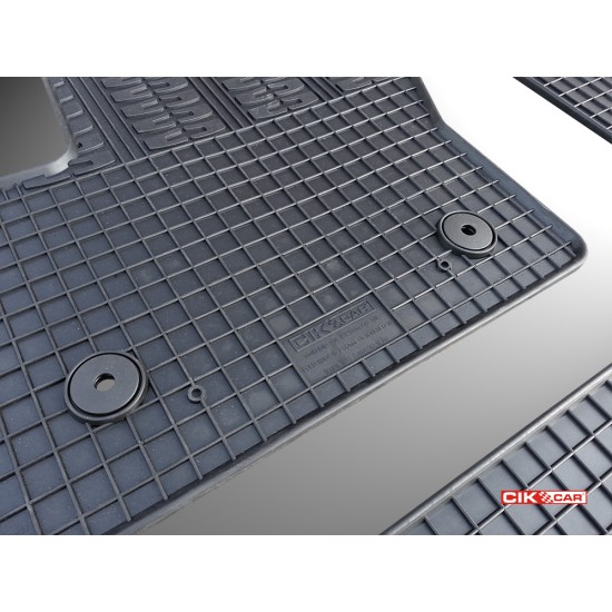 Cik - ΜΑΡΚΕ ΠΑΤΑΚΙΑ ΣΕ ΣΚΑΦΗ ΛΑΣΤΙΧΟ ΓΙΑ FORD KUGA 2013-2015 ΣΕ ΜΑΥΡΟ ΧΡΩΜΑ ΜΕ ΚΟΥΜΠΩΜΑΤΑ - 4 ΤΕΜ. (RM.FO.0009/CK)