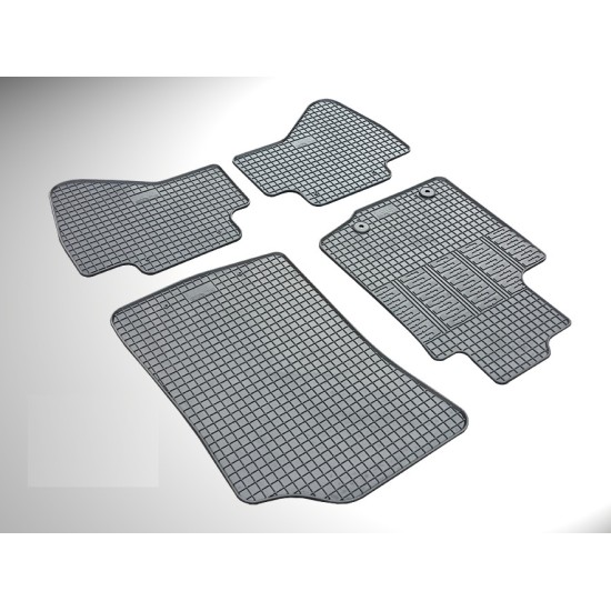 Cik - ΠΑΤΑΚΙΑ ΑΥΤΟΚΙΝΗΤΟΥ ΑΠΟ ΛΑΣΤΙΧΟ ΓΙΑ PEUGEOT 108 2014-2021 / CITROEN C1 2014-2021 ΣΕ ΜΑΥΡΟ ΧΡΩΜΑ ΜΕ ΚΟΥΜΠΩΜΑΤΑ - 4 ΤΕΜ. (RM.PE.0004/CK)