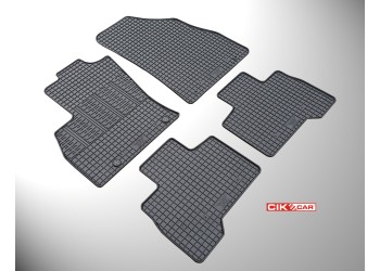 Cik - ΜΑΡΚΕ ΠΑΤΑΚΙΑ ΣΕ ΣΚΑΦΗ ΛΑΣΤΙΧΟ ΓΙΑ PEUGEOT BIPPER TEPEE / CITROEN NEMO MULTISPACE / FIAT QUBO 2008+ ΣΕ ΜΑΥΡΟ ΧΡΩΜΑ ΜΕ ΚΟΥΜΠΩΜΑΤΑ - 4 ΤΕΜ. (RM.PE.0007/CK)